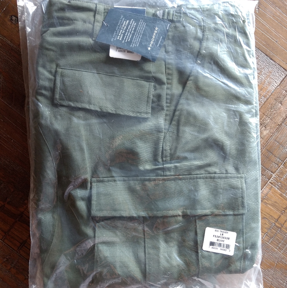 Men's New Propper Large BDU Trouser Olive Green